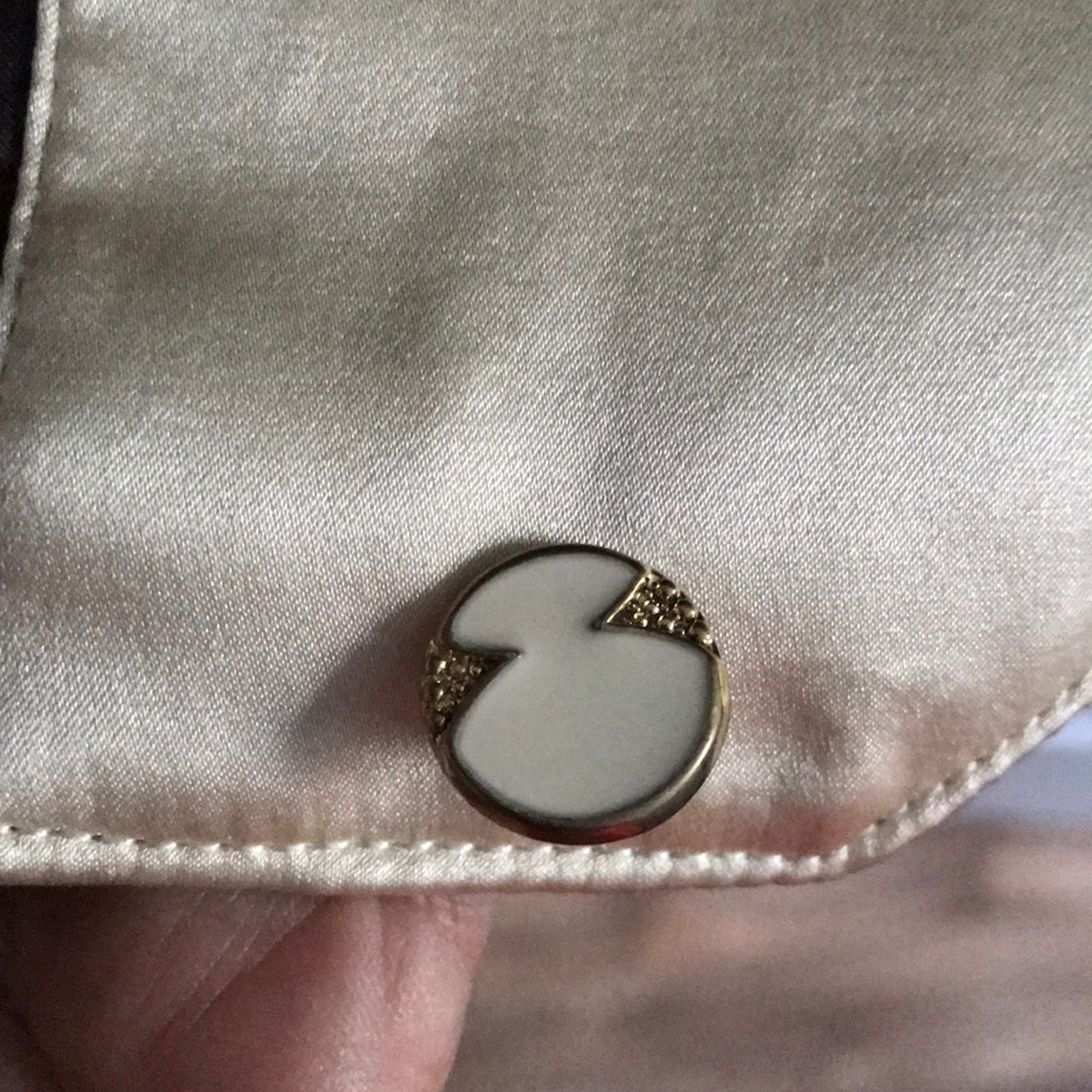 Brown Silk Top - image 4